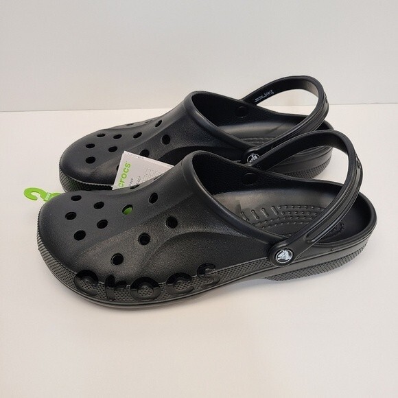 NWT Crocs Mens Black Baya Clog 13 - Picture 3 of 13